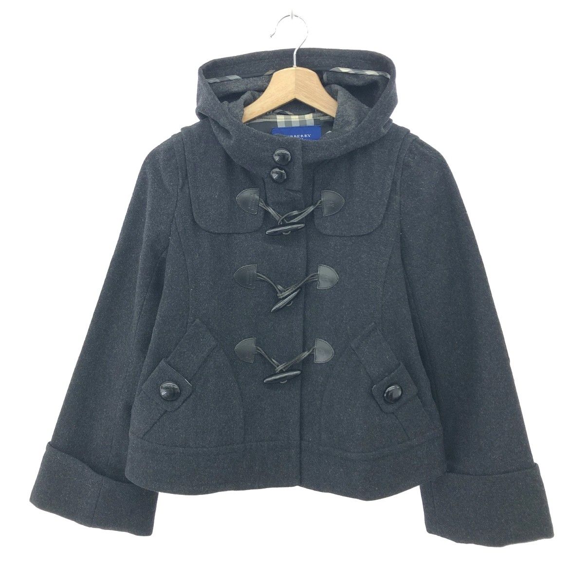 BURBERRY BLUE LABEL バーバリーブルーレーベル ショートダッフル