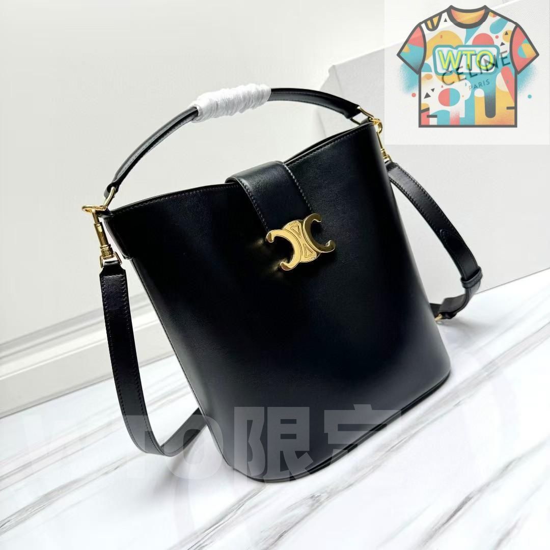 CELINE セリーヌ ショルダーバッグ スモール バケット-WTO輸入-MJT 62