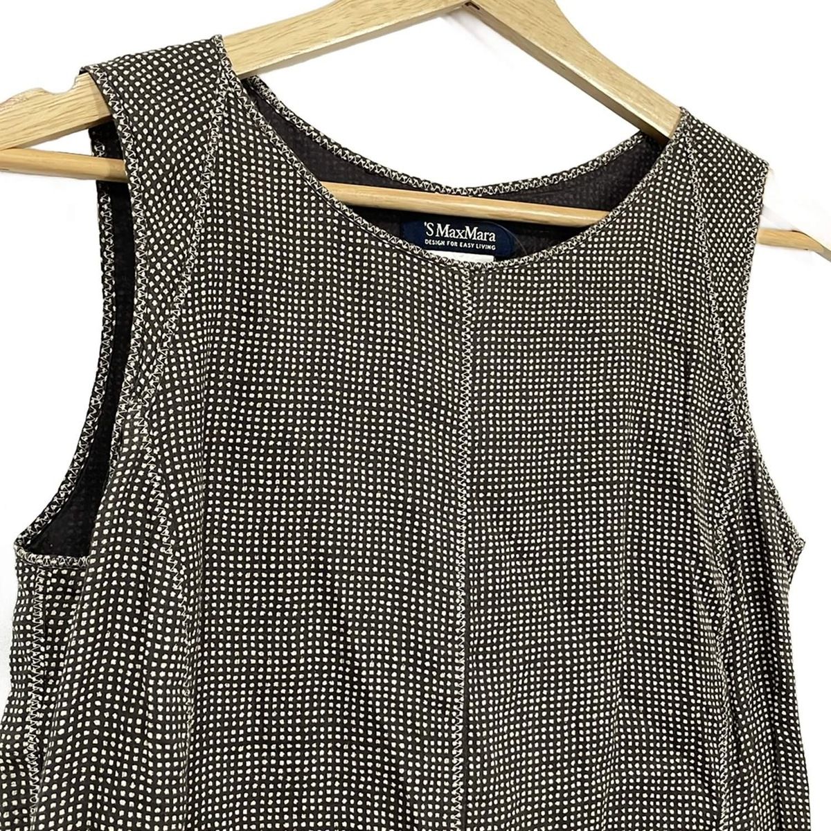  S Max Mara マックスマーラ ワンピース サイズ38 レディース - ダークブラウン×アイボリー その他 ワンピース