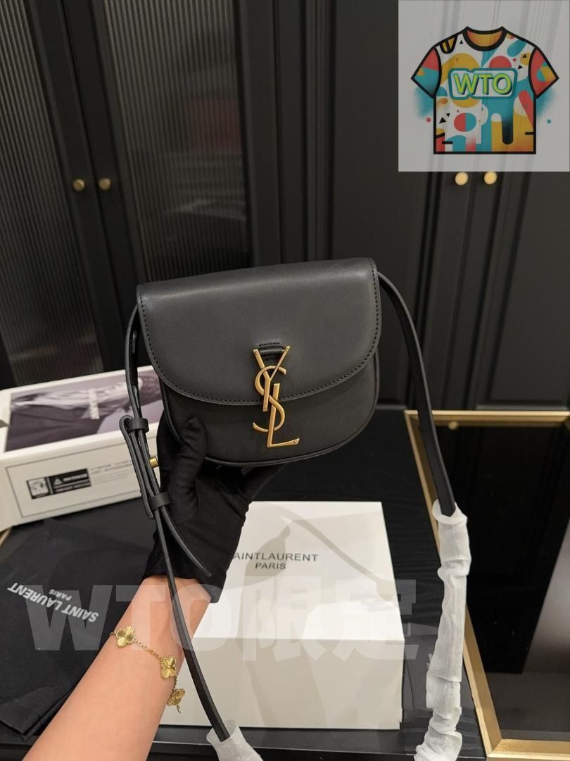 YSL イヴサンローラン 黒 ショルダーバッグ Y 09 WTO輸入 CXN 34
