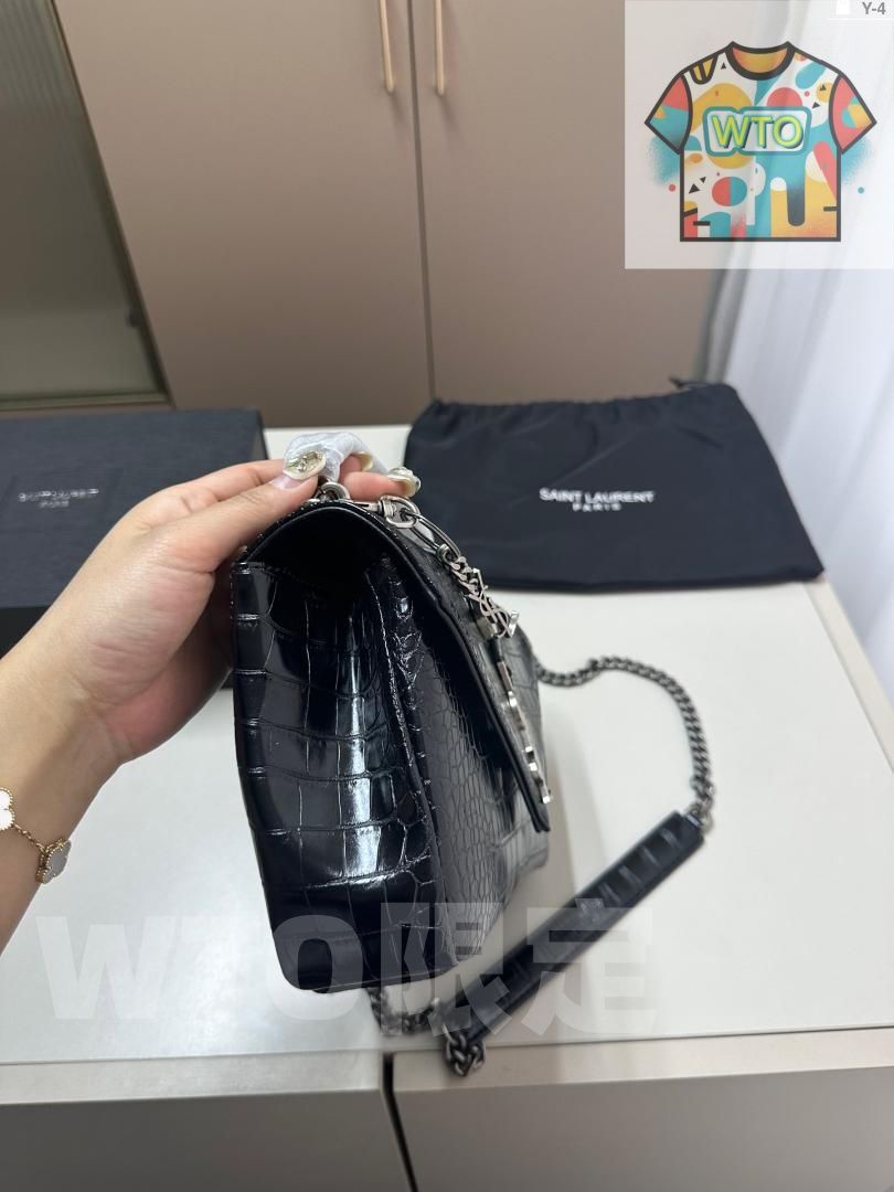  イブサンローラン カサンドラ ショルダーバッグ銀のバックル-WTO輸入-UMJ 57 ショルダーバッグ バッグ