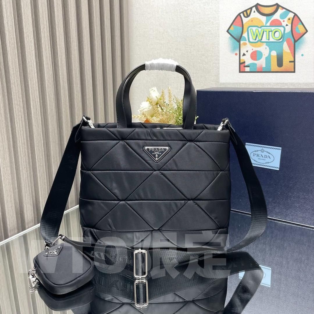 PRADA プラダ パデッド Re-Nylon ショルダーバッグ-WTO輸入-AVE 84