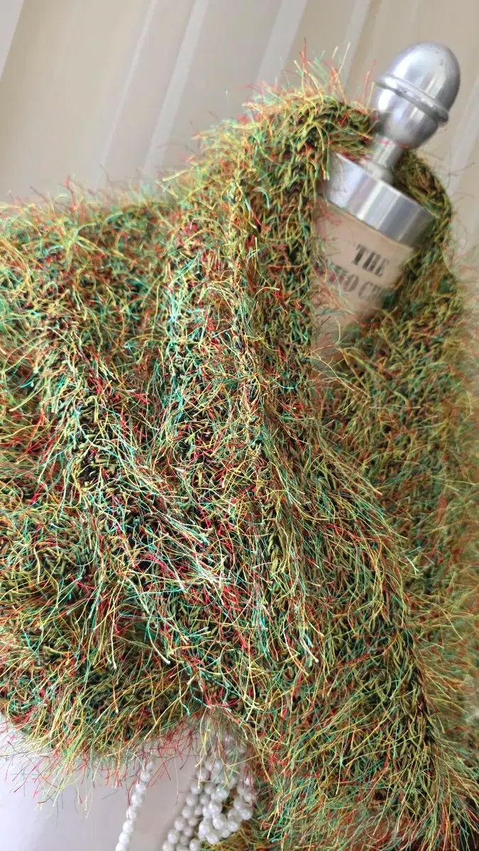  ロング手編みニットショールマフラー マフラー ドレスコード マフラー 小物