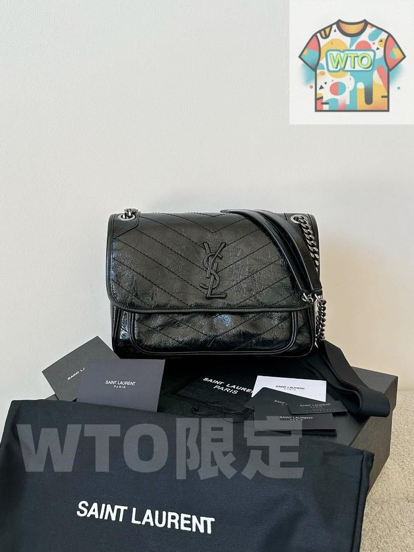 イヴサンローラン ブラック NIKI ショルダーバッグ-WTO輸入-LIN 99