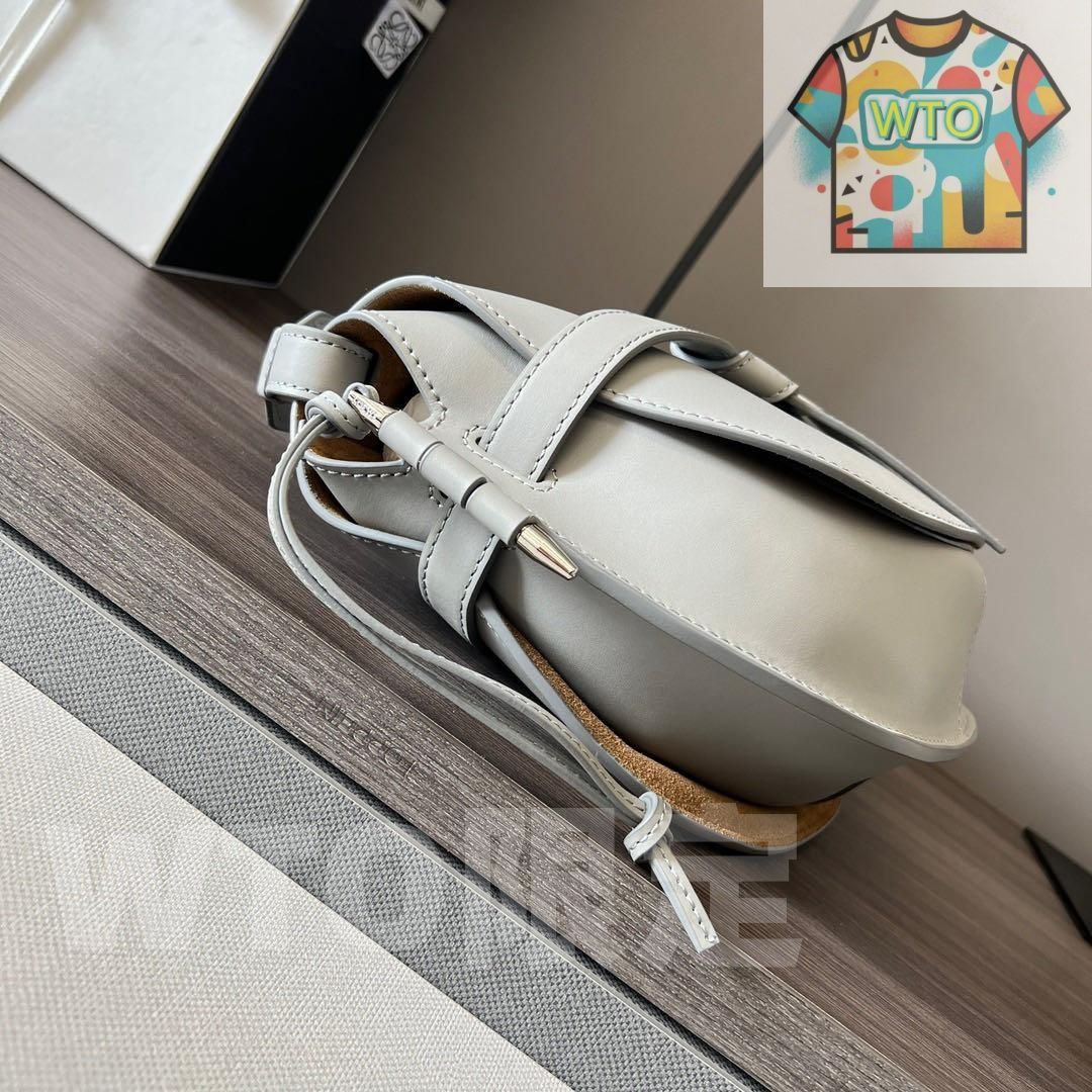 LOEWE ロエベ タン ゲート ミニ ショルダーバッグ WTO輸入 DNC 83 ショルダーバッグ バッグ キッズファッション小物