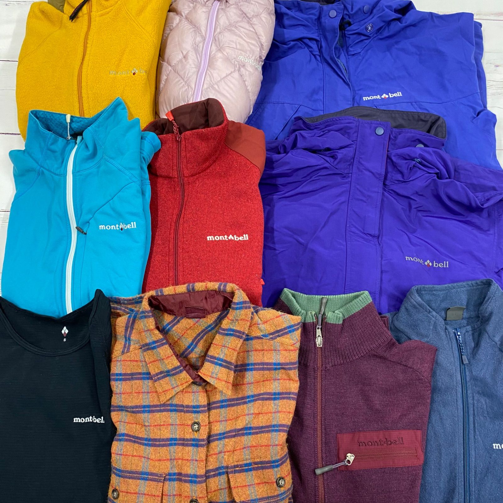 S 215 レディース モンベル まとめ10点セット アウター フリース