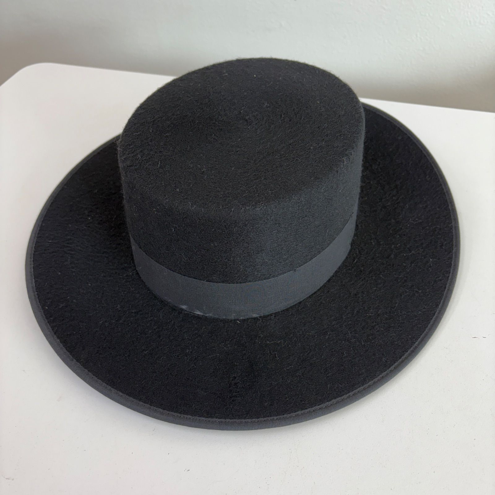 ISESA】ハット 黒 59cm フラメンコハット スペイン製 コルドベス