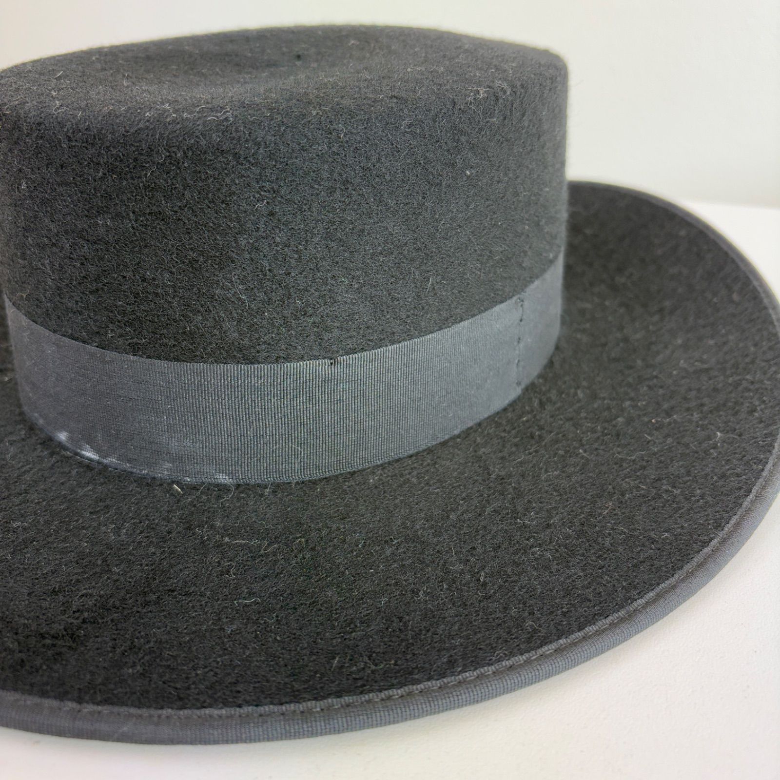 IBERIA SEVILLA】コルドベス フラメンコ 帽子 ハット 56サイズ 黒