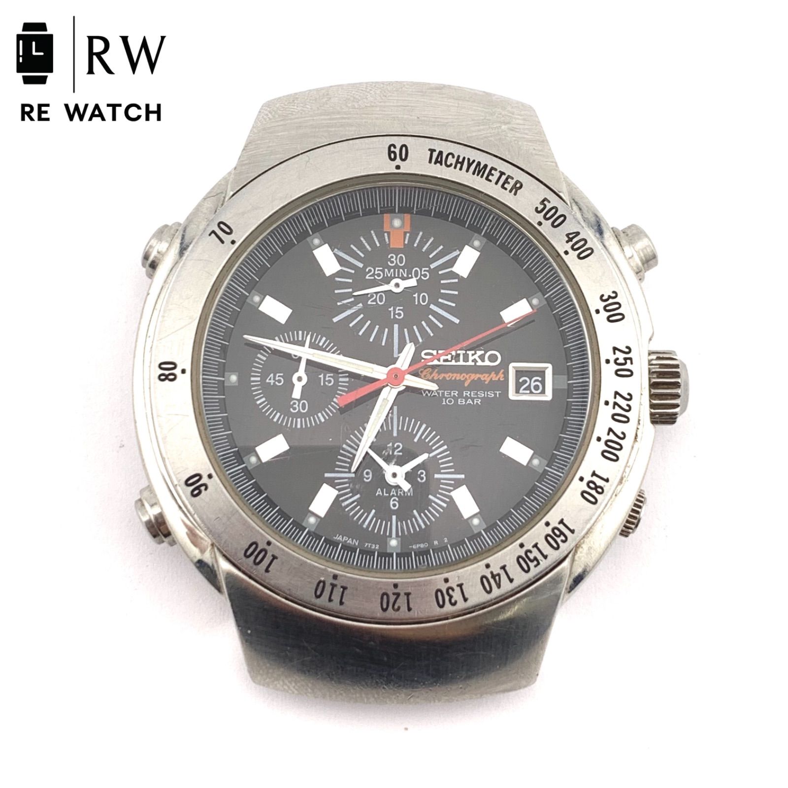 ジャンク】SEIKO 7T32-6L70 クロノグラフ 腕時計 ブラック - メルカリ