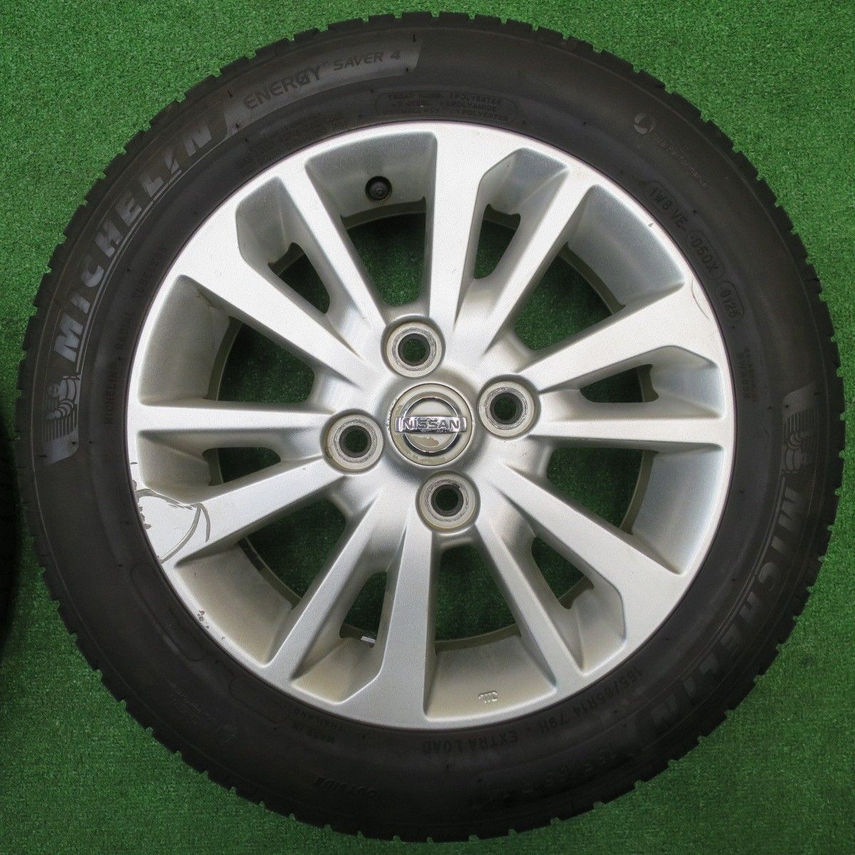 バリ溝 25年 8 5分 日産 デイズ ルークス 155 65 R 14 ミシュラン エナジーセイバー4 14インチ PCD 100 4 H ノ