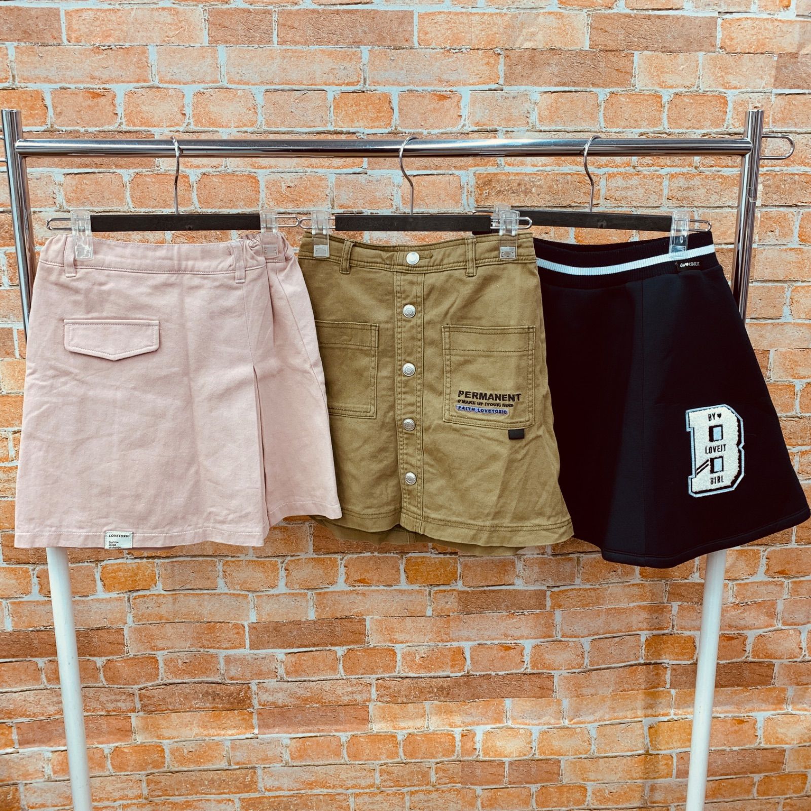 女の子 まとめ売り 150cm 39点 子供服/キッズ 服まとめ売り7点 女の子 150㎝ Love Toxic/CRT CUTE/他