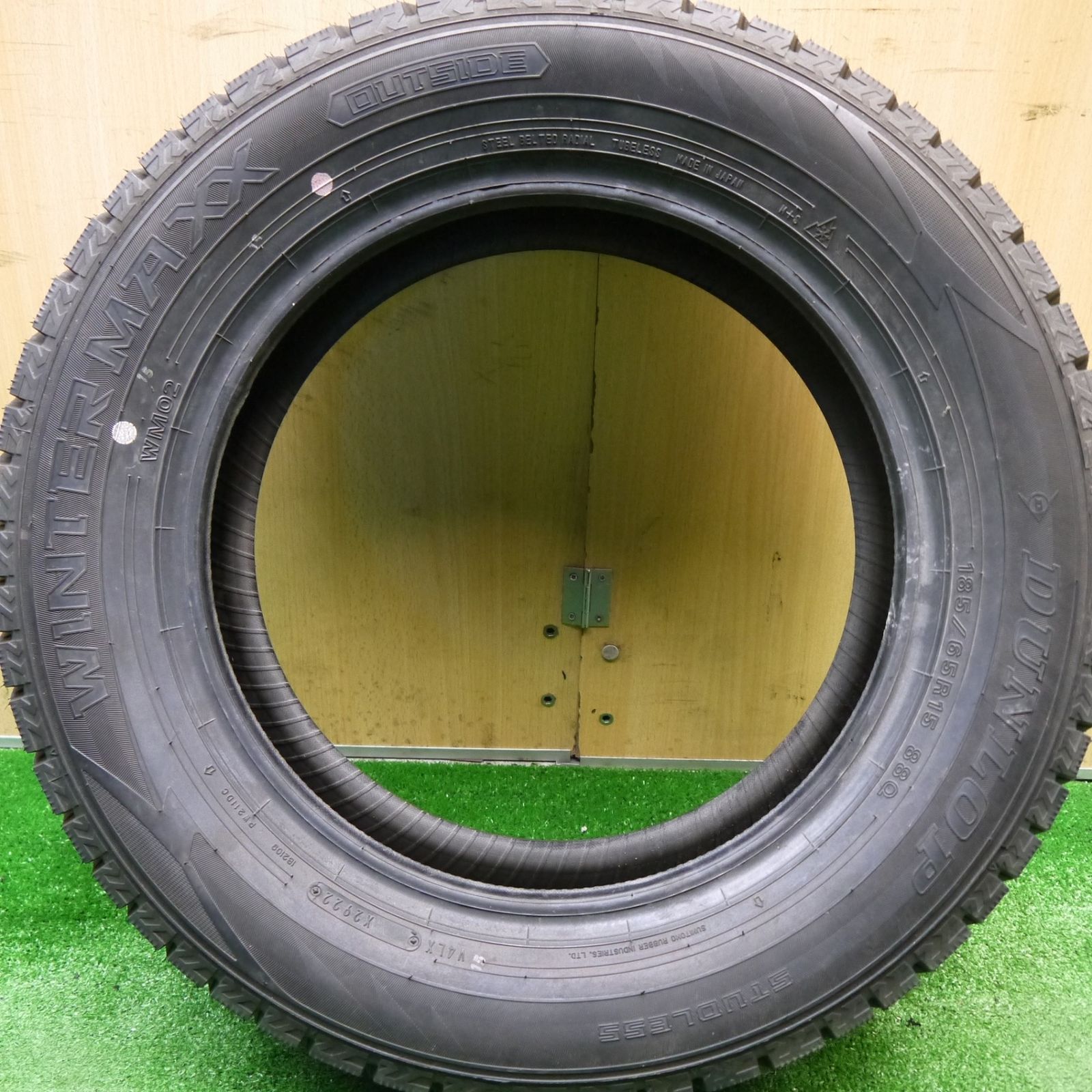 22年 1本 スタッドレス 185 65 R 15 ダンロップ ウインターマックス WM 02 タイヤ 15インチ シエンタ フリード アクア ノート 等 スタ