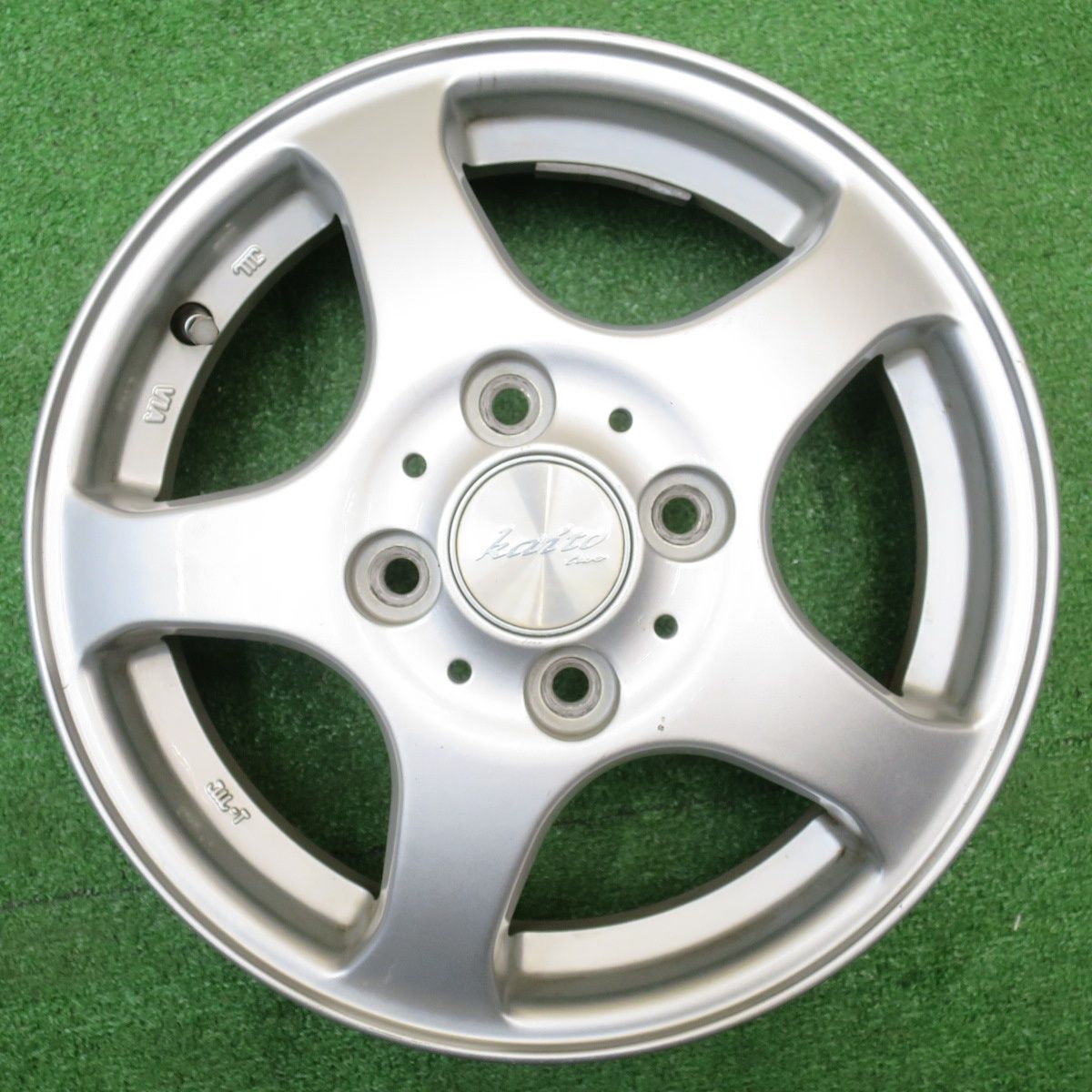 4本価格 Kaito two カイト ツー 13インチ 社外 アルミ ホイール 13 4 00 B PCD 100 H ホ