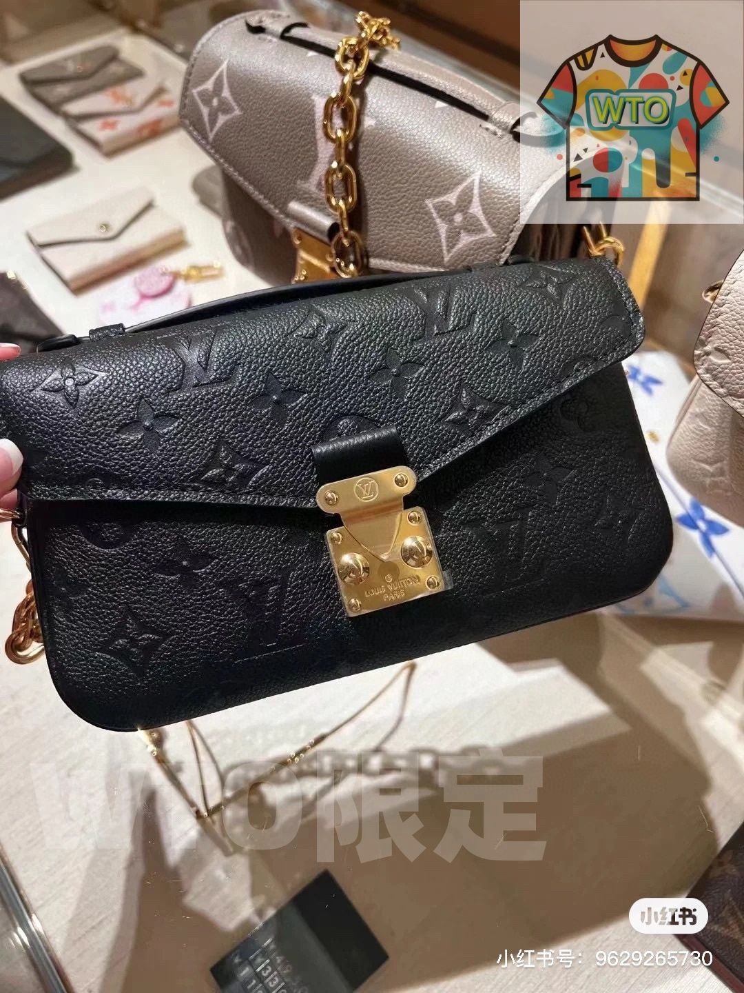 WTO通販 LV 黒色真皮ミニポストバッグ 在庫 価格-WTO輸入-AKZ52