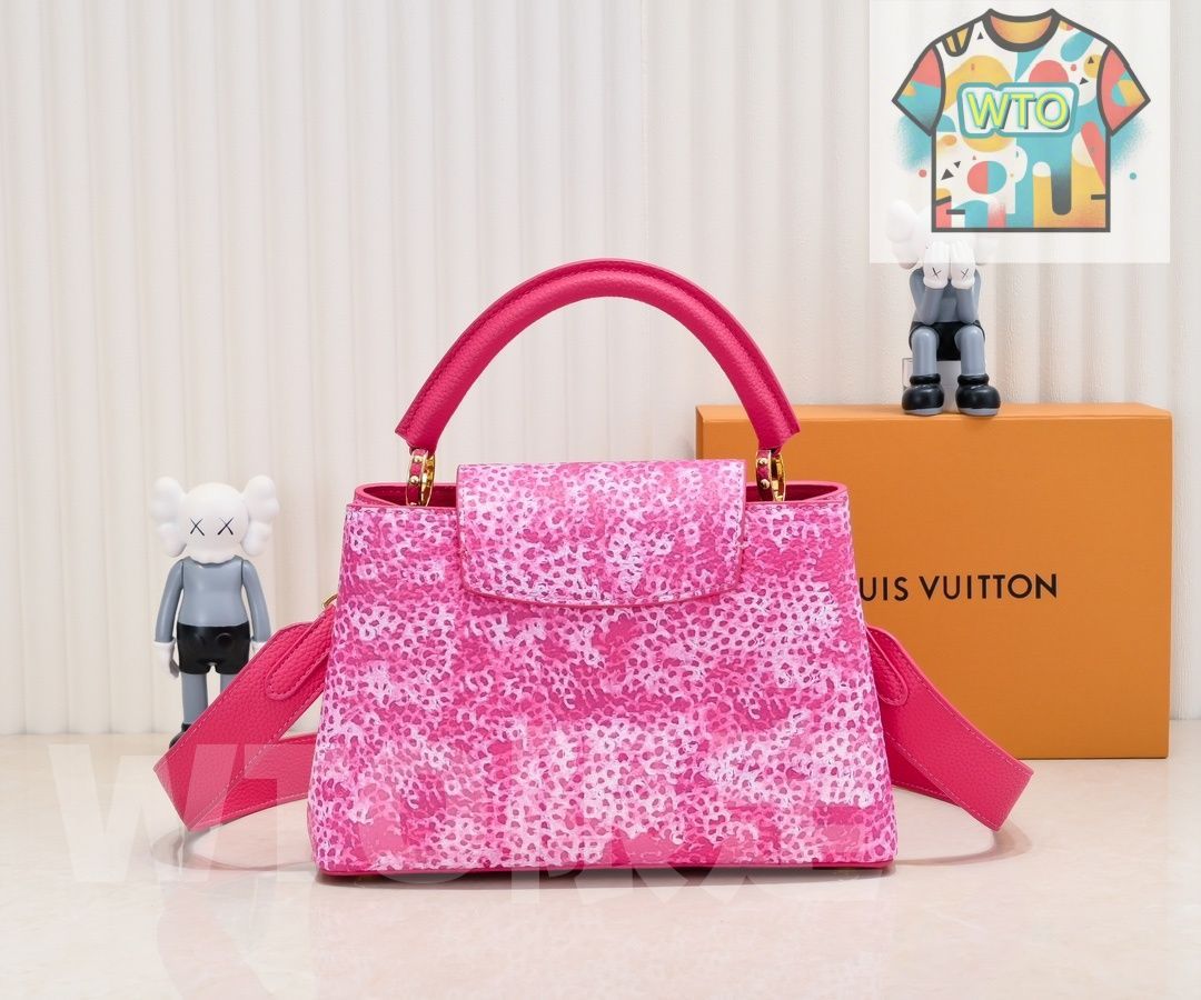  WTO通販 LV x YK Capucines ハンドバッグ 在庫 価格 WTO輸入 QEB 65 トートバッグ バッグ