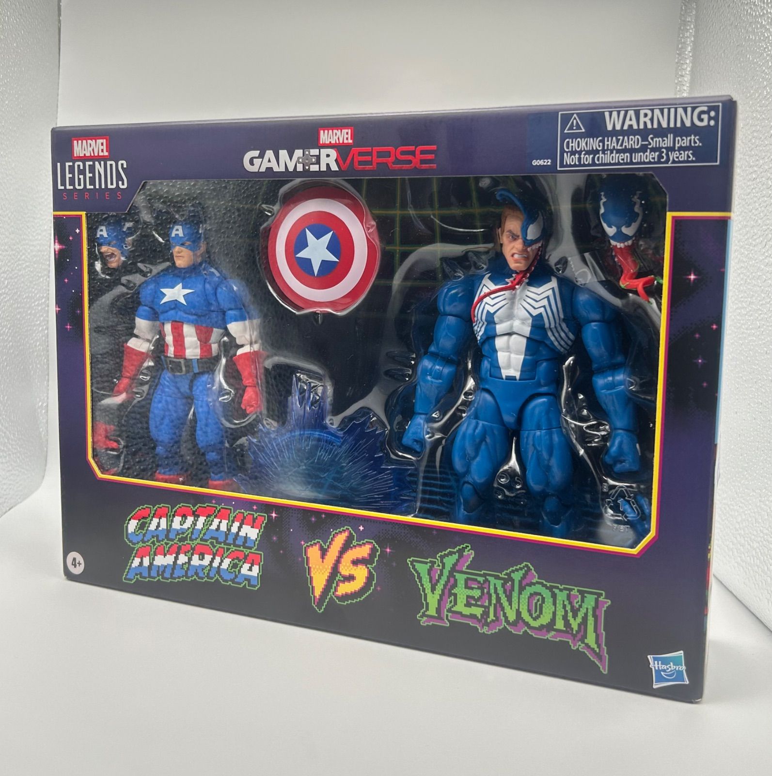 マーベル マーベル レジェンド 6インチ アクションフィギュア ゲームシリーズ キャプテン アメリカ vs ヴェノム ゲーム