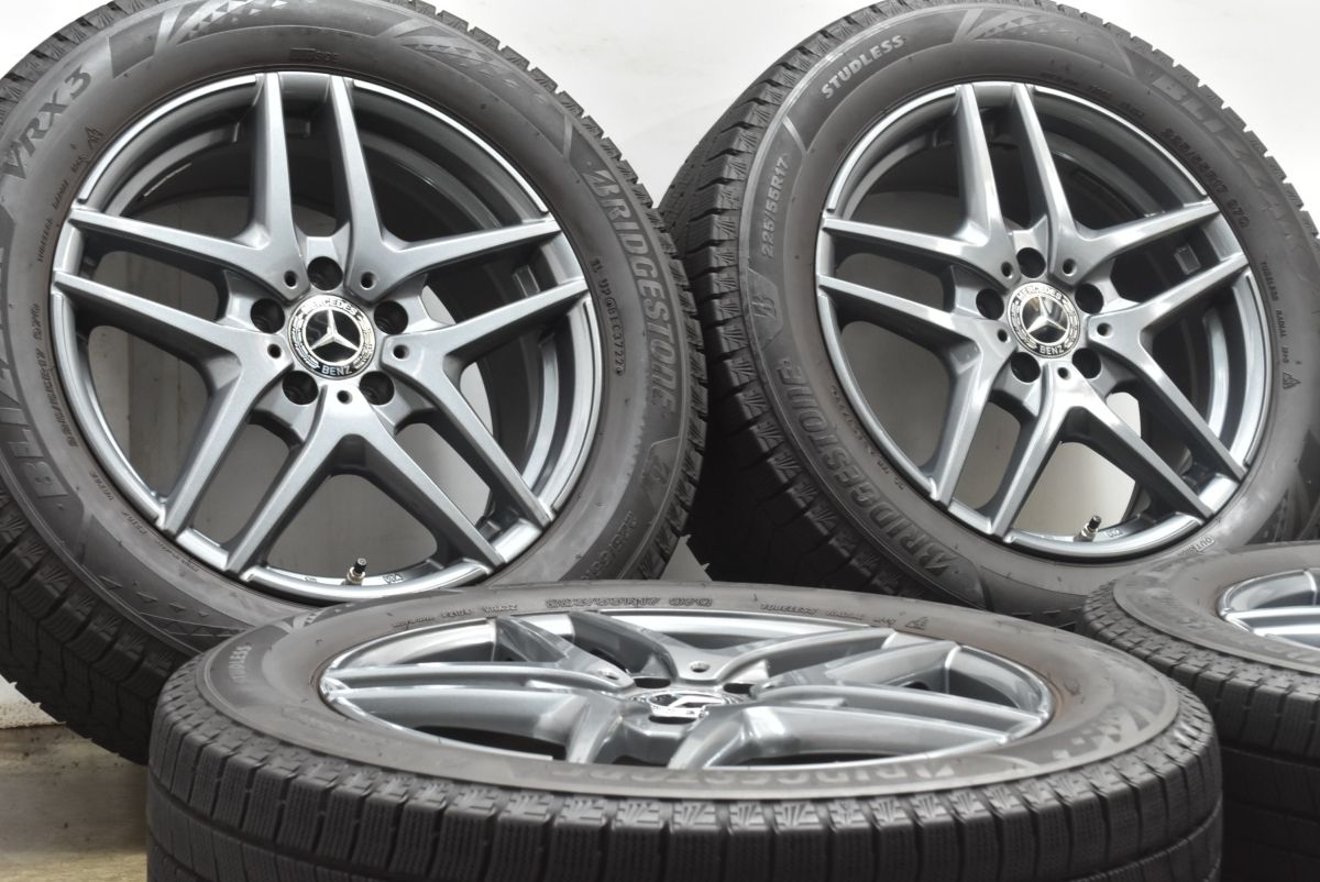 使用僅か WESTER S 05 17 in 7 5 J 47 PCD 112 ブリヂストン ブリザックVRX 3 225 55 R メルセデスベンツ W 213 Eクラス 639 447 Vクラス