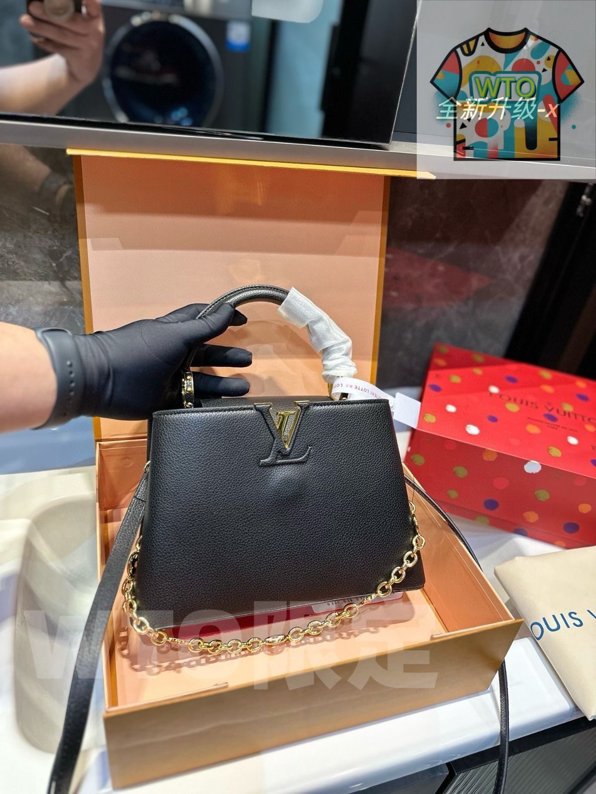 WTO通販 LVCapucines ハンドバッグ 在庫 価格 -WTO輸入-YHF 34