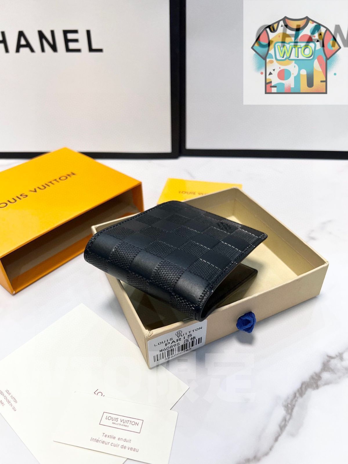  WTO通販 LV 黒色の短い財布 全国 一部除く -WTO輸入-BMK 92 長財布 財布 ケース 小物入れ