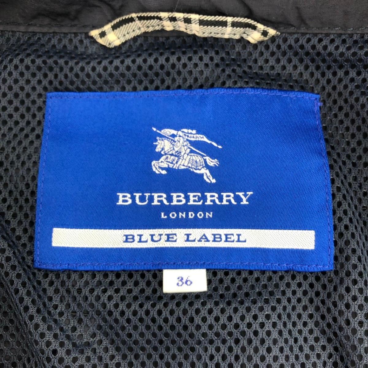 BURBERRY バーバリーブルーレーベル ナイロンコート サイズ:36 フード  