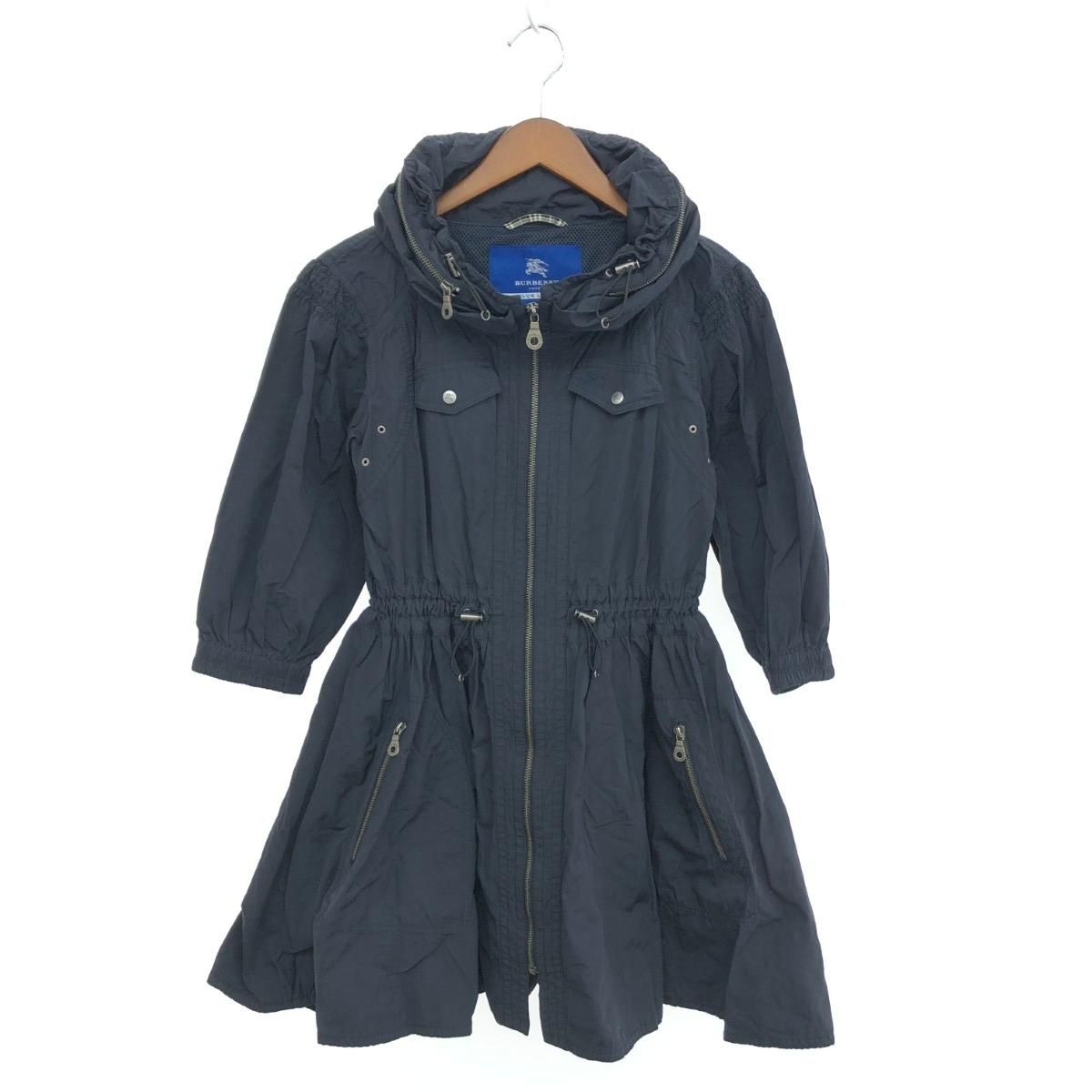 BURBERRY バーバリーブルーレーベル ナイロンコート サイズ:36 フード  