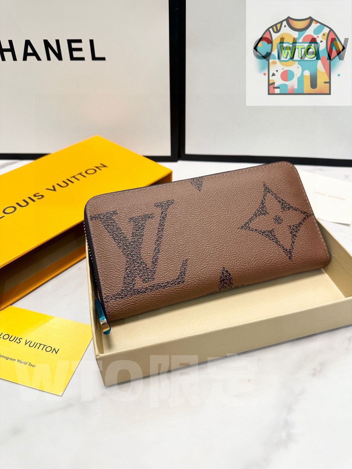 Louis Vuitton WTO通販 黒色 19x10cm 単ジッパーハンドポーチ 在庫の な価格です -WTO輸入-KIL20