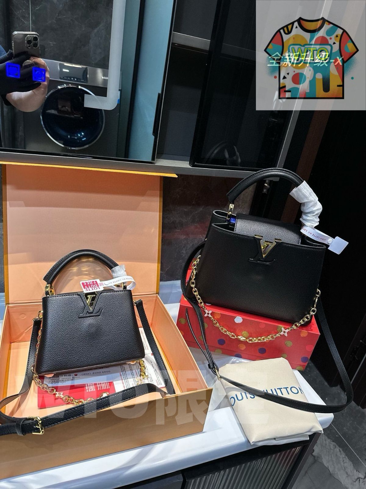 WTO通販 LVCapucines ハンドバッグ 在庫 価格 -WTO輸入-YHF34