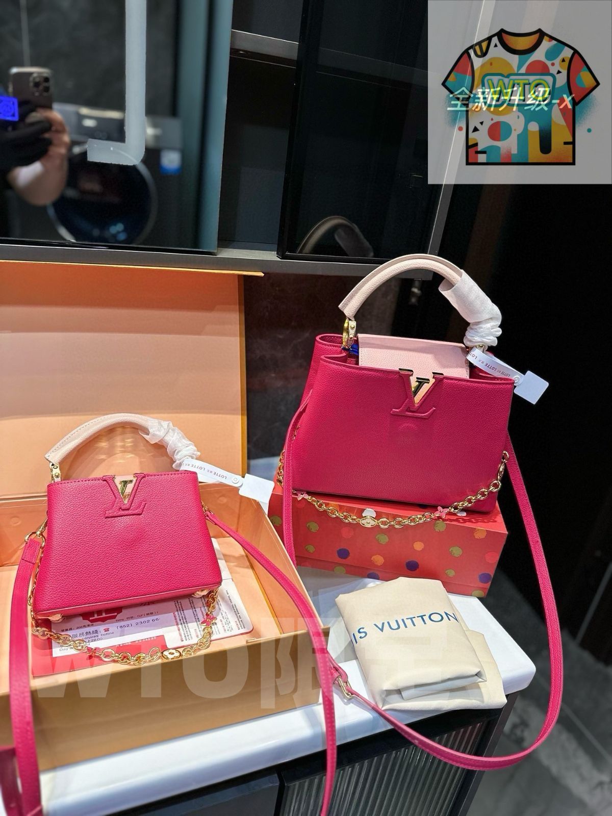  WTO通販 LVCapucines ハンドバッグ 在庫 価格 -WTO輸入-DYH 29 トートバッグ バッグ