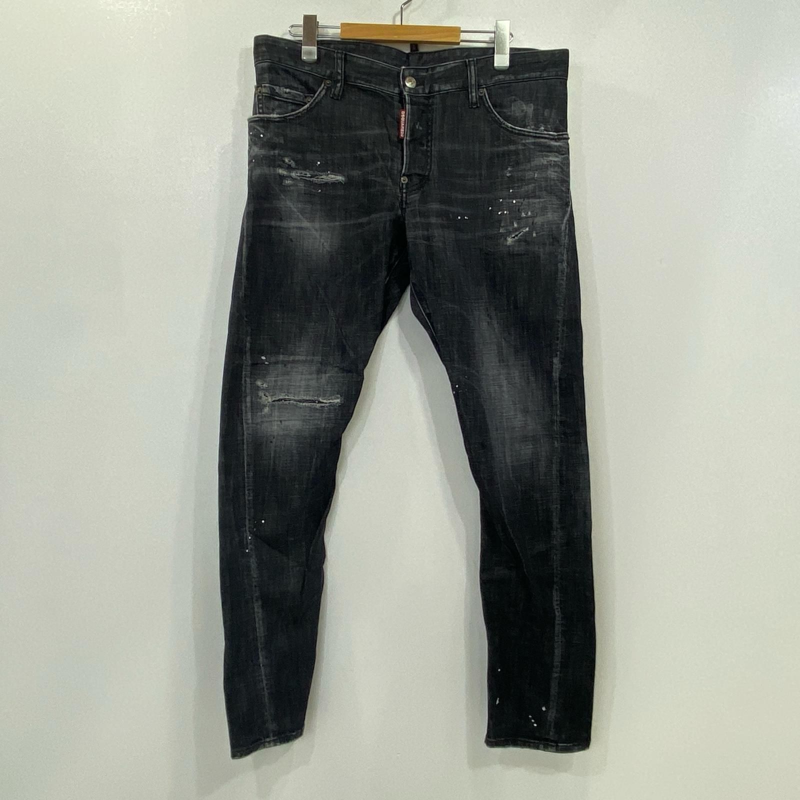 姫路東店 DSQUARED2 ディースクエアード デニムパンツ CLOUD WASH SEXY TWIST JEAN S71LB1460 2025S S ブラック サイズ 48 108