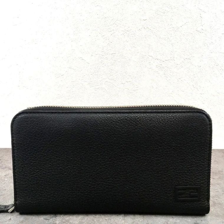 ジップウォレット ブラック