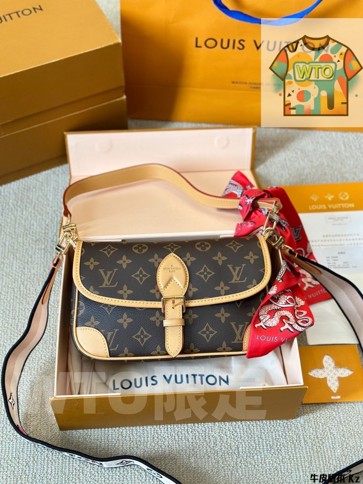 Lvバゲットバッグ ハンドバッグ リュックサック 小銭入れ 手首バッグ ショルダーバッグ