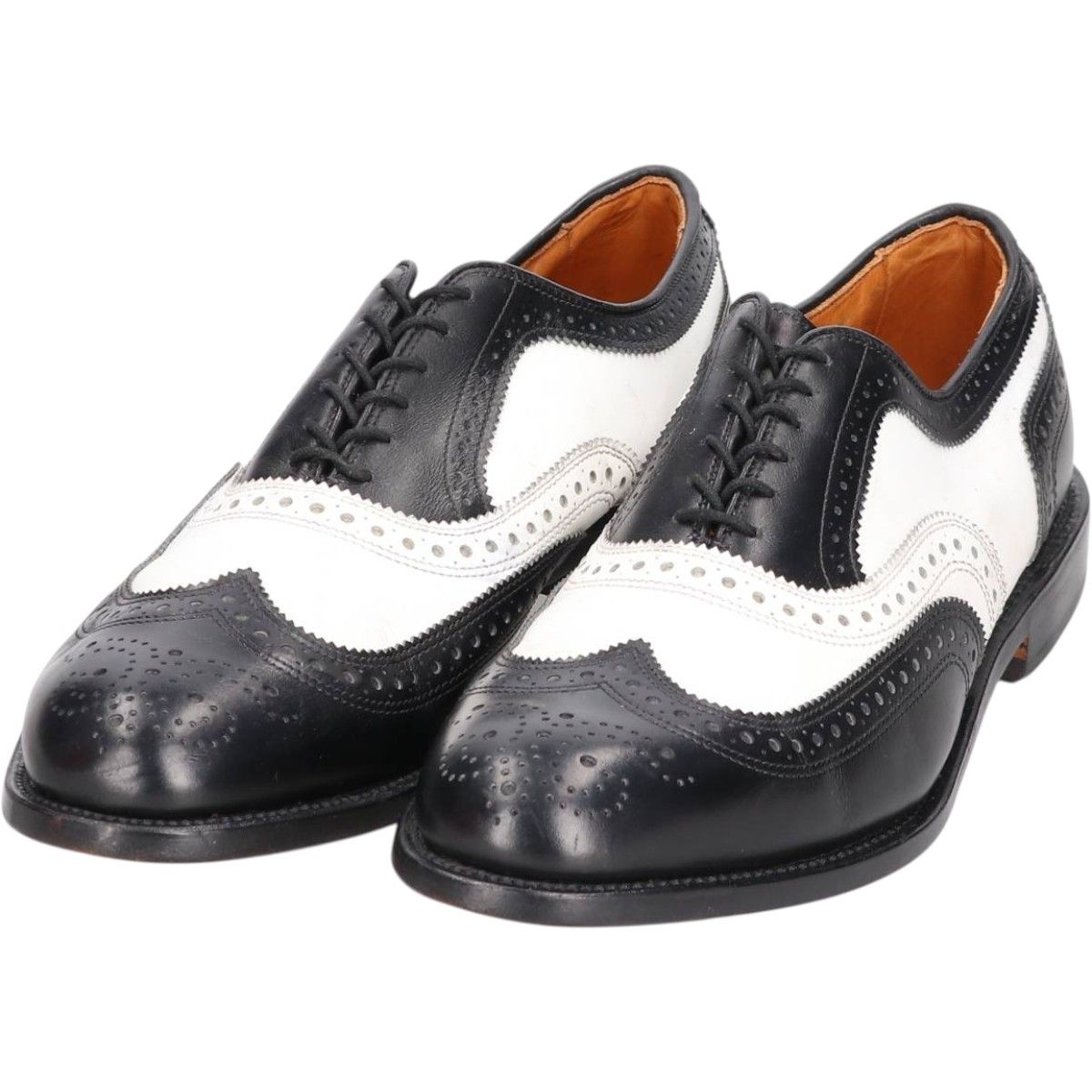 古着 アレンエドモンズ ALLEN EDMONDS BROADSTREET フルブローグ スペクテイター ウイングチップシューズ 9 1 2D saa015181