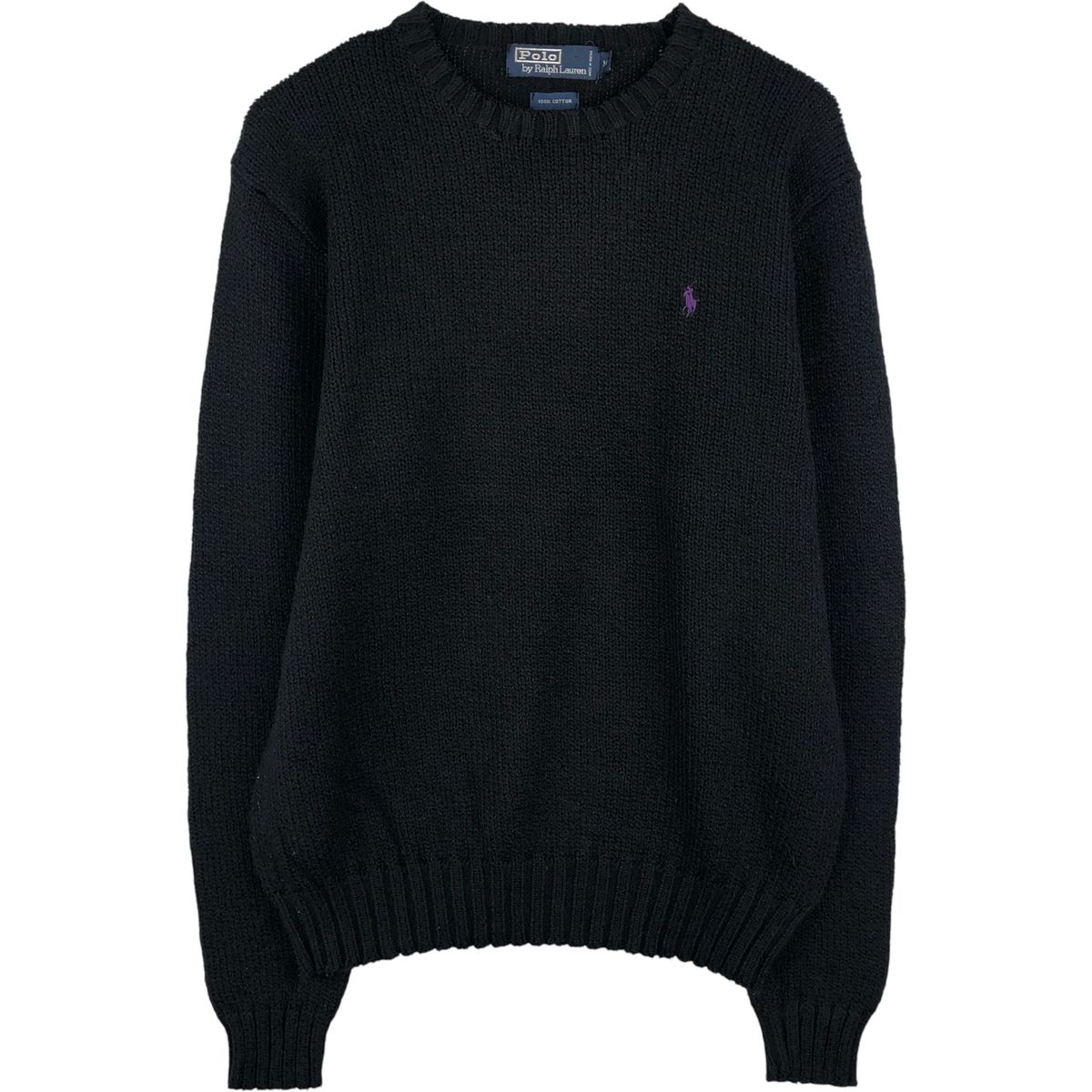 古着 ラルフローレン Ralph Lauren POLO by Ralph Lauren コットンニットセーター メンズM相当/eaa445240