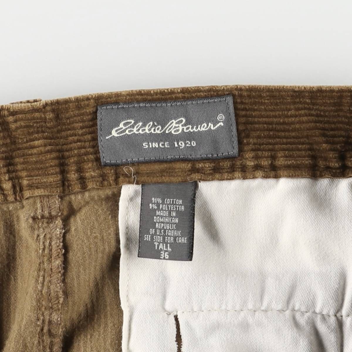 古着 90~00年代 エディーバウアー Eddie Bauer 太畝 ツータック