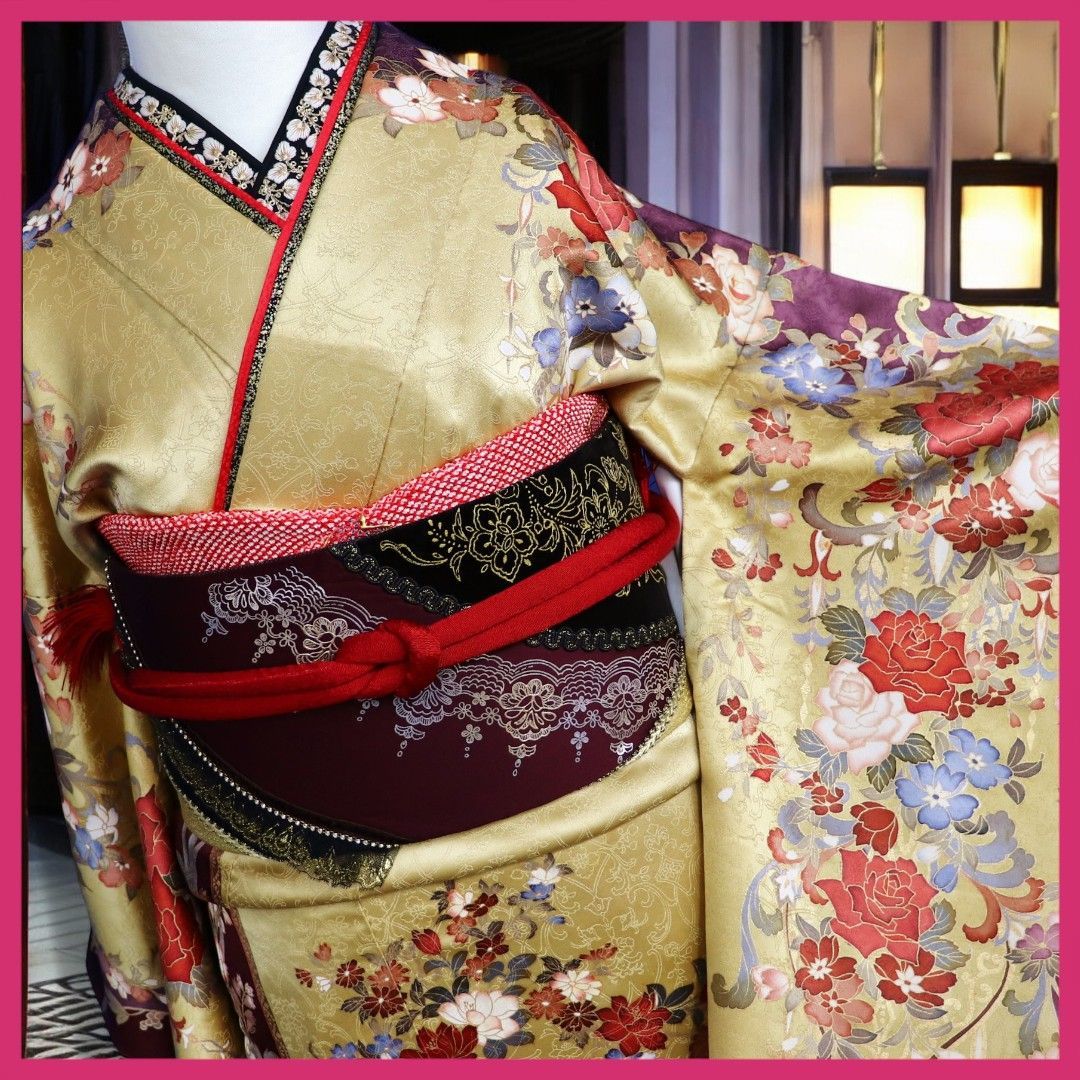 正絹 長襦袢 反物 三越扱い 無双 暈し染め 無双仕立て 着物屋こころ