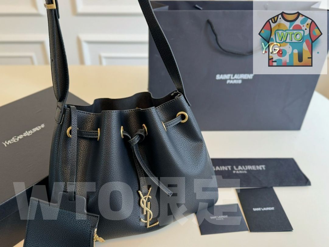 YSLサンローランの バケツバッグ ハンドバッグ バックパック ウエストポーチ 小銭入れ 手首バッグ 旅行バッグ 財布 ショルダーバッグ-WTO輸入
