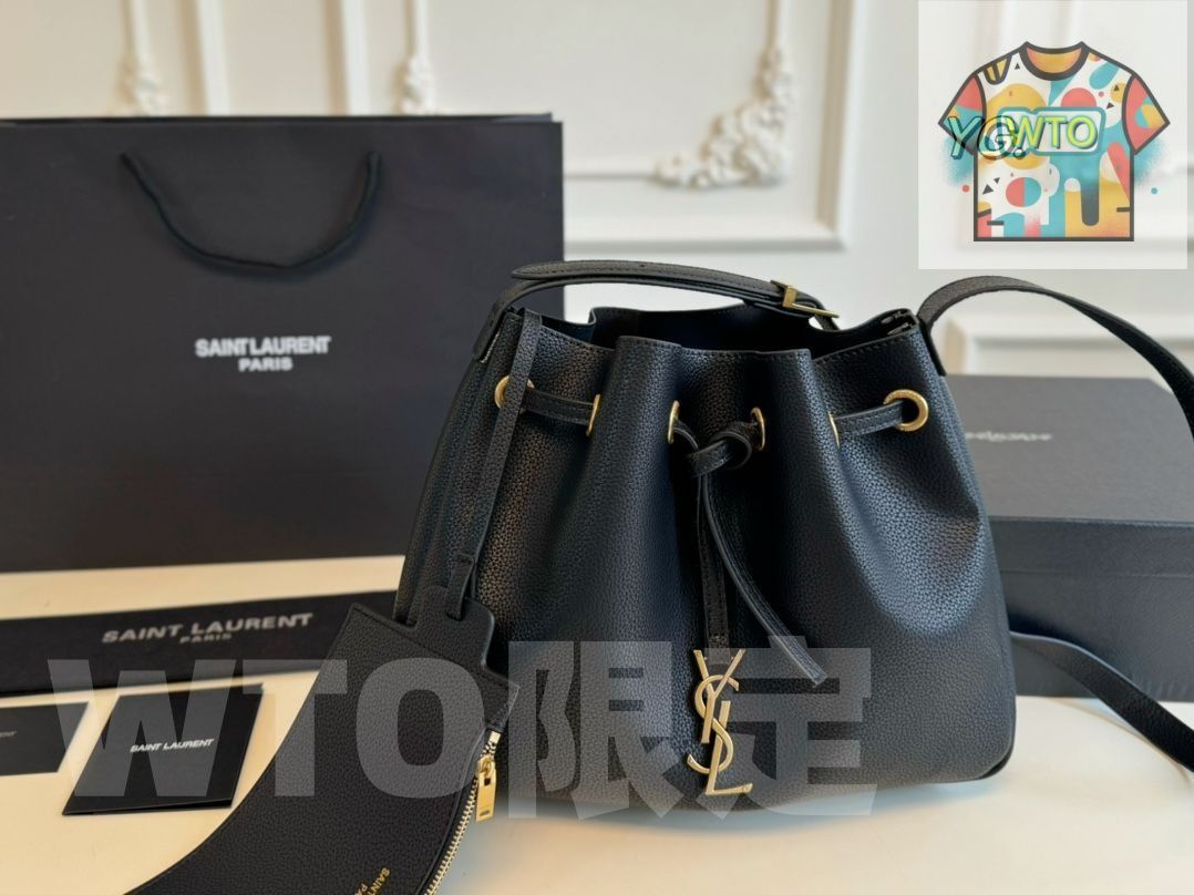 YSLサンローランの バケツバッグ ハンドバッグ バックパック ウエストポーチ 小銭入れ 手首バッグ 旅行バッグ 財布 ショルダーバッグ-WTO輸入