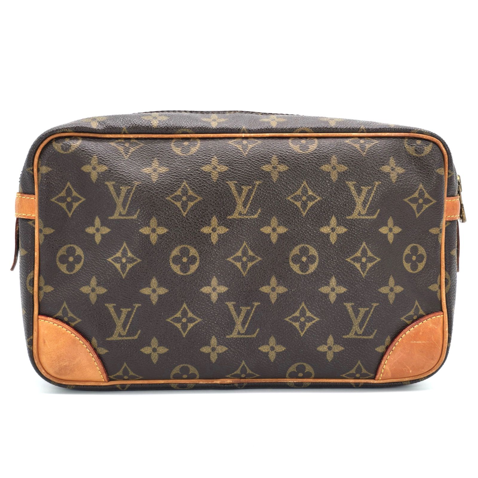 LOUIS VUITTON ルイヴィトン M51845 コンピエーニュ28 セカンドバッグ クラッチバッグ モノグラム キャンバス フランス製