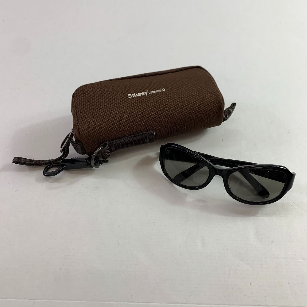 04w5235 STUSSY ステューシー VICTOR サングラス アイウェア メガネ ブラック ケース付き 八王子店