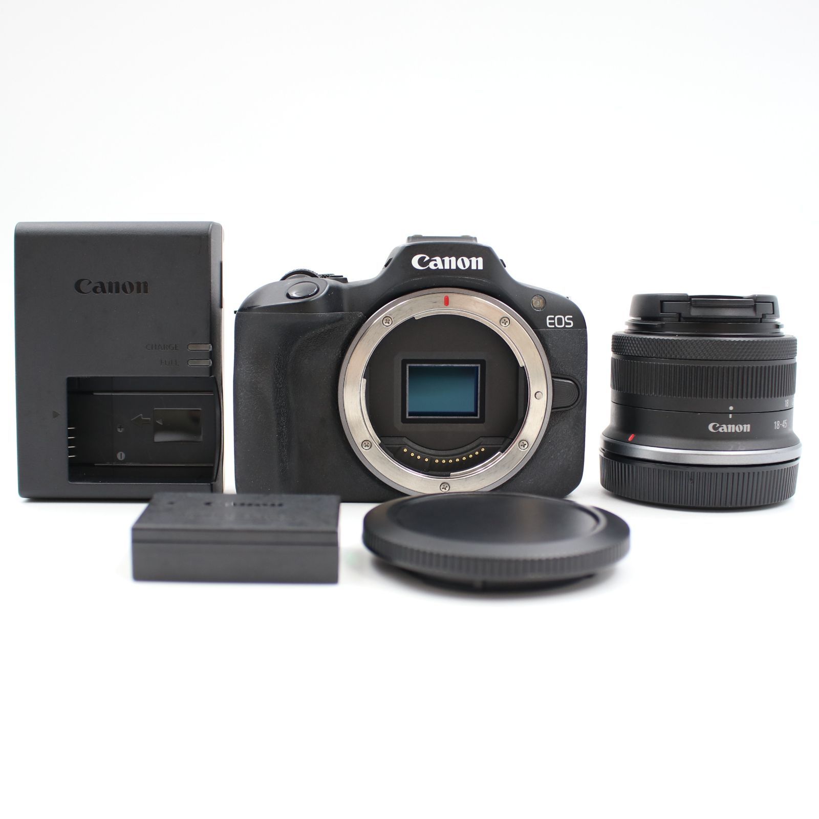 上品 CANON EOS R100 RF-S18-45 IS STMレンズキット ミラーレス 一眼カメラ