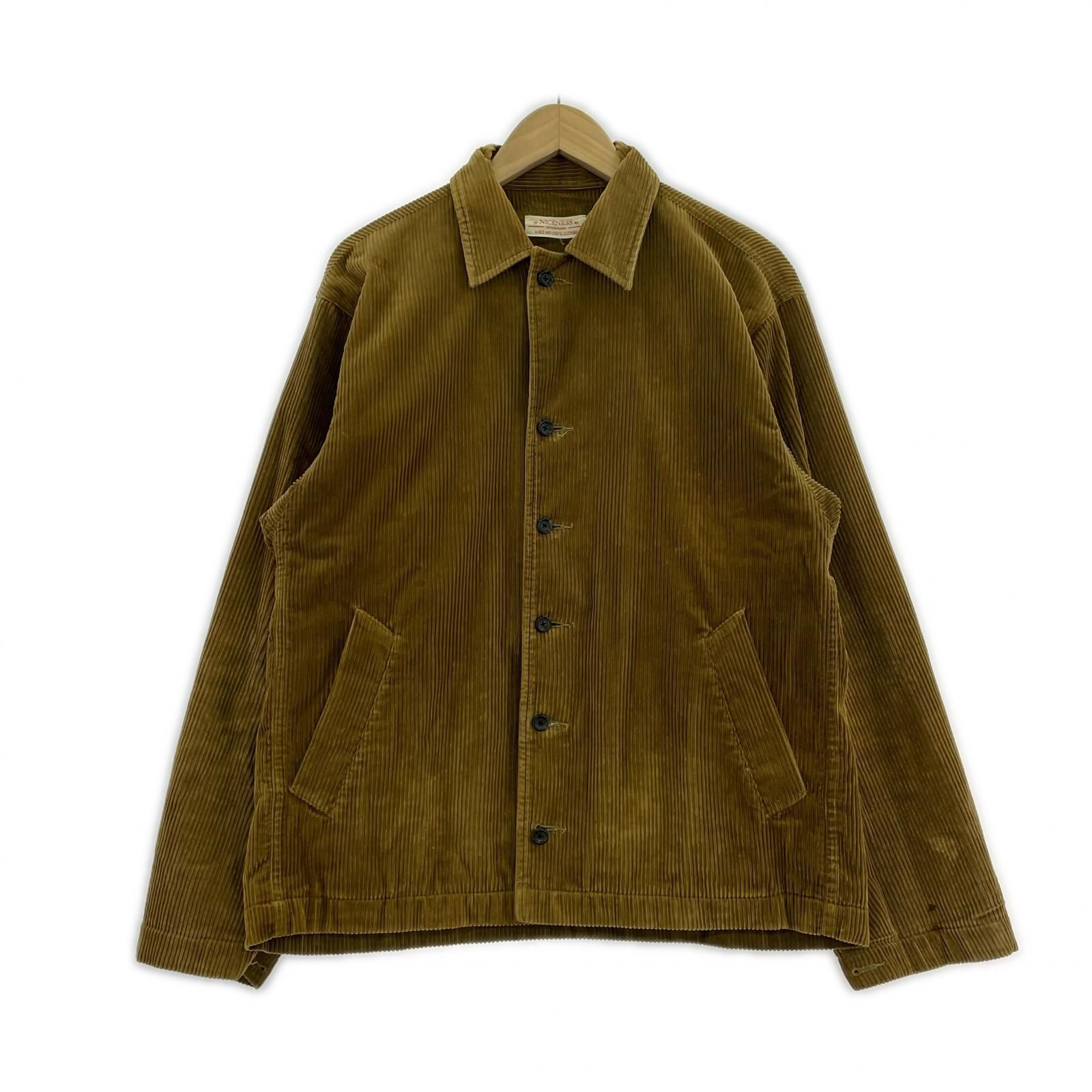 NICENESS ｼﾞｬｹｯﾄ LOU ｺｰﾃﾞｭﾛｲｼﾞｬｹｯﾄ M ブラウン