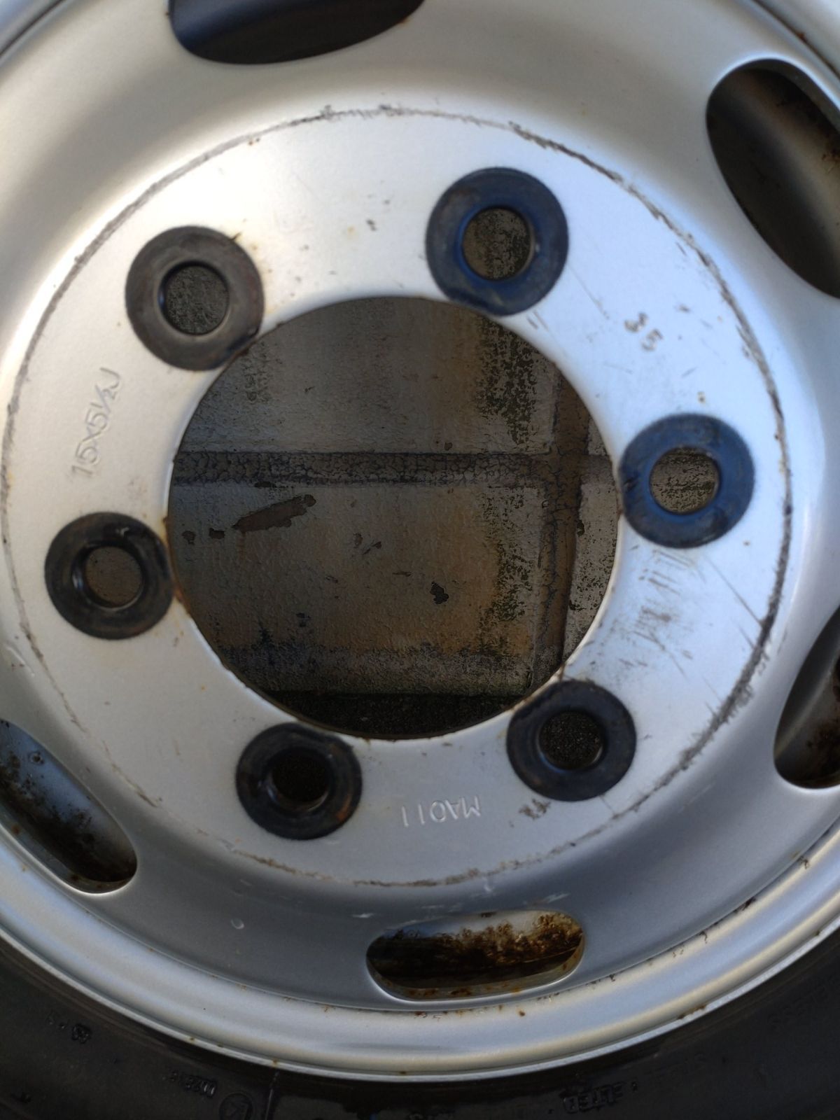  日産 アトラス F 24 MA 011 鉄 スチールホイール 15インチ 15 5 J 170 6 H 96 ＆ ブリヂストン W 940 175 80 R 6本セット 15インチ タイヤ ホイールセット