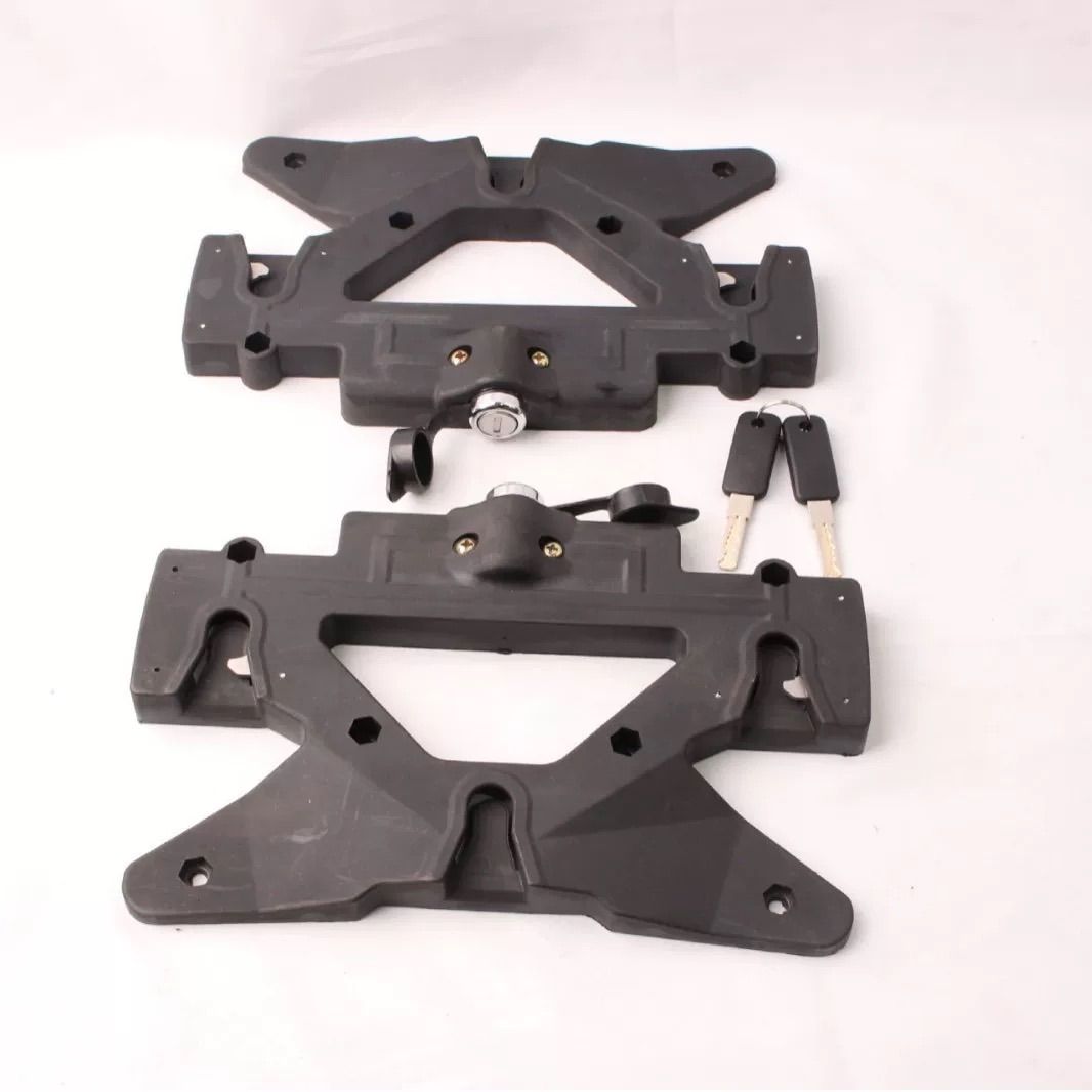 バイク用サイドバッグ クイックリリースブラケット セット X型 三角型 鍵付き 汎用 DIYカスタム パニア サドルバッグ対応 サドルバッグ 取付金具 パニアケース ブラケット クイックリリース サイドバッグ ステー 盗難防止