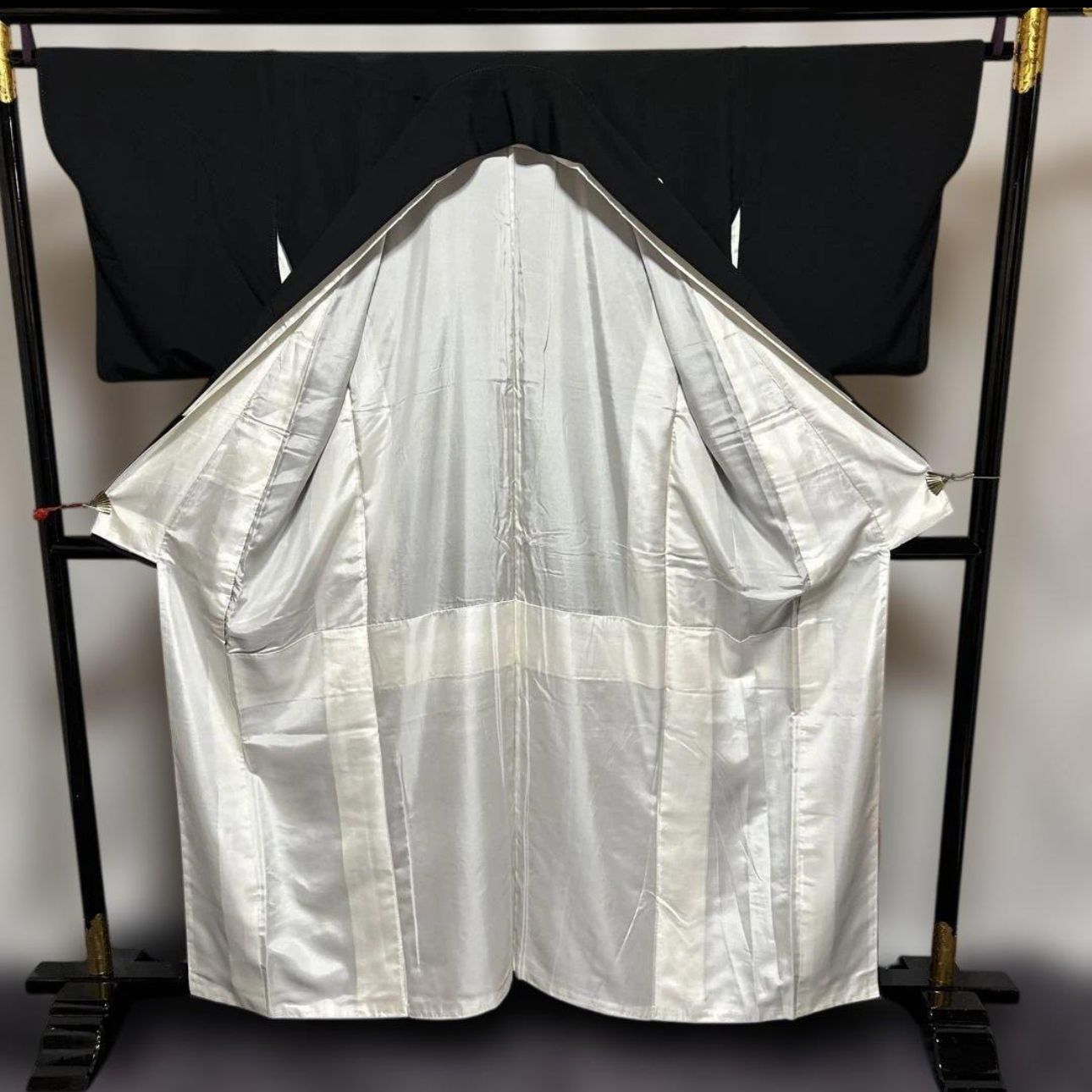 未使用近い 美品 袷 正絹 作家 金箔 黒留袖 フルセット 西陣唐織最高級