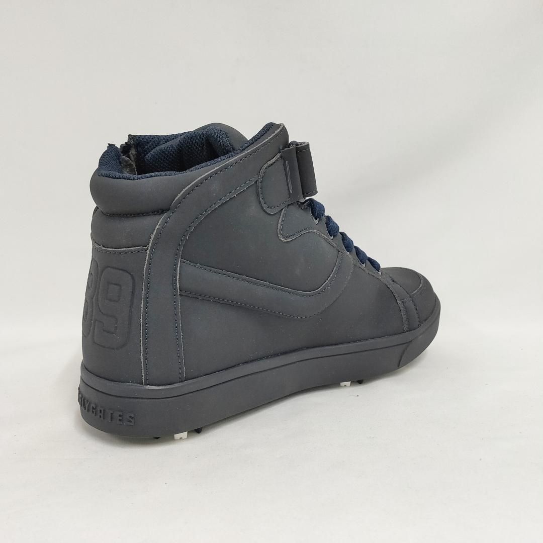 新品 未使用 パーリーゲイツ ミドルカット ゴルフシューズ ネイビー