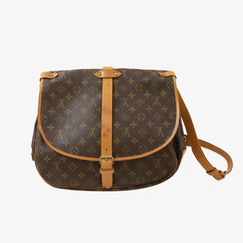 ルイヴィトン M42254 ソミュール GM 双子バッグ モノグラム ショルダーバッグ