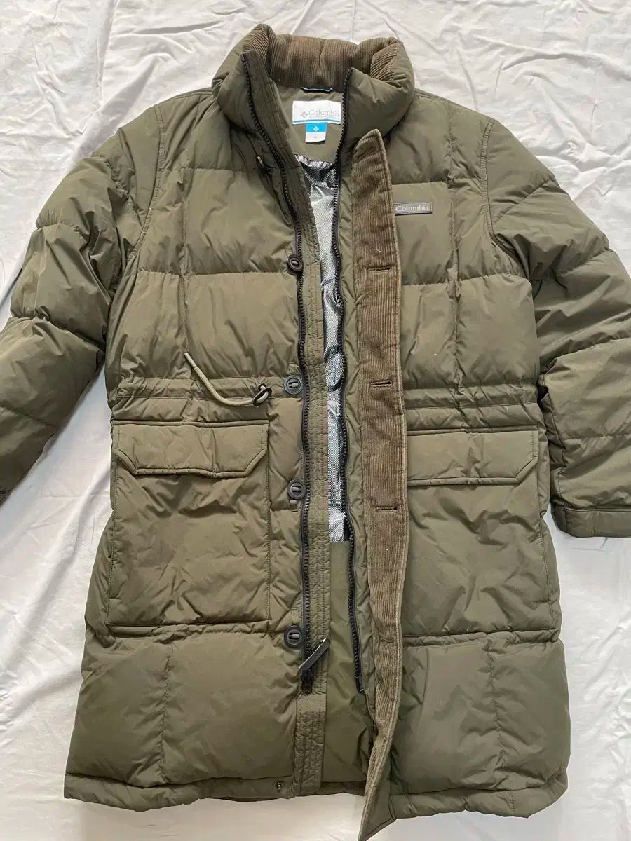 最大60％OFF！ コロンビア ダウンジャケット ロング丈 ダウン アウター カーキ M