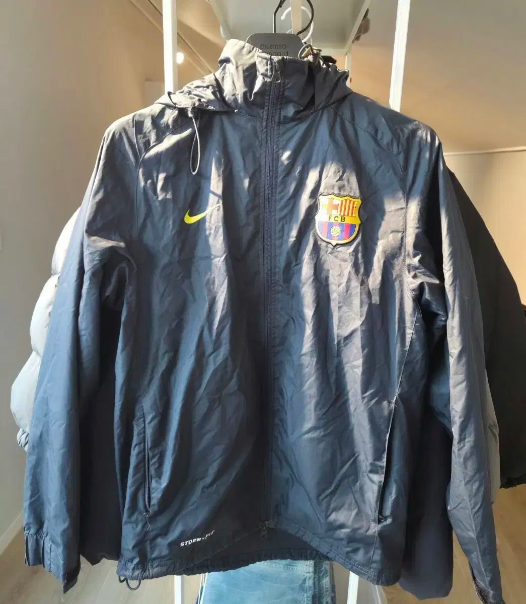 ナイキ FCバルセロナ ウィンドブレーカー ブラック ジャケット 90S