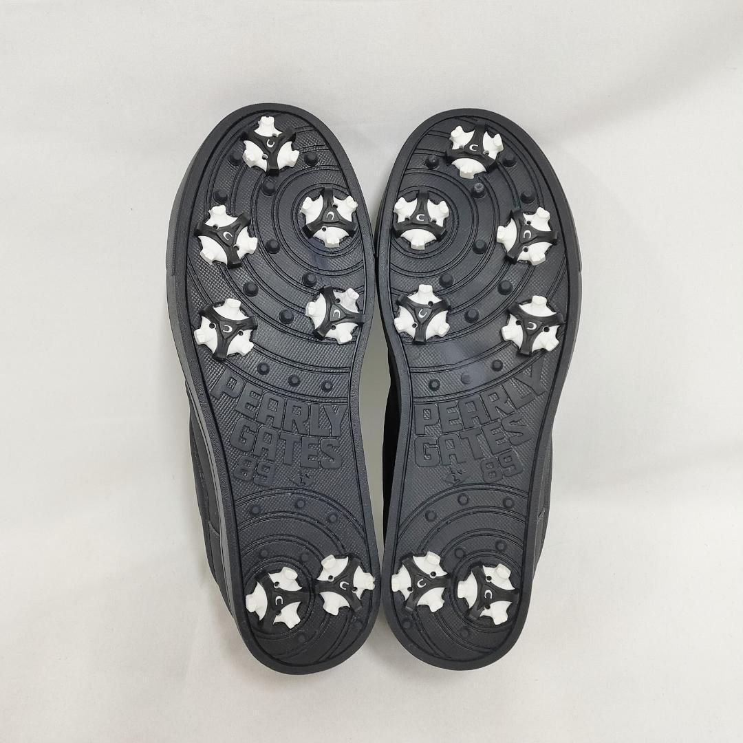 新品 未使用 パーリーゲイツ ローカット ゴルフシューズ ネイビー 23.5