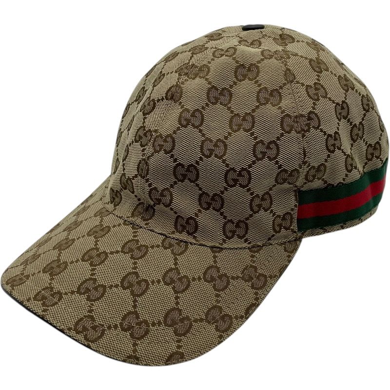 グッチ GUCCI GGキャンバスベースボールキャップ 200035 ベージュ ポリエステル メンズ その他ファッション雑貨